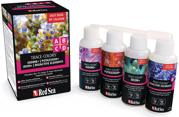 Red Sea Trace Colors Starter Kit A,B,C&D - 4 x 100ml