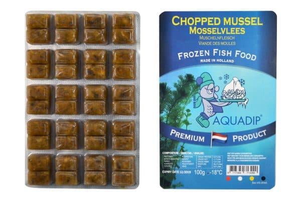 AquaDip Frozen Chopped Mussel Cubes 100g